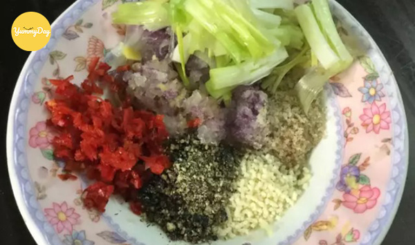 Sơ chế các nguyên liệu khác