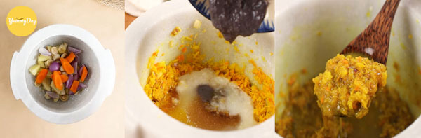Trộn hỗn hợp ướp