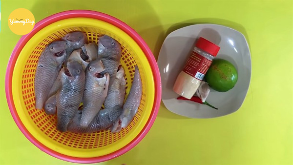 Nguyên liệu làm món cá mó chiên giòn