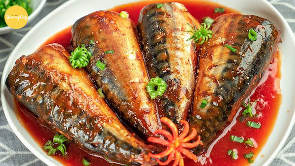 Thành phẩm món cá nục kho cà chua