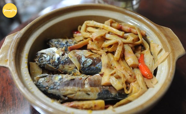 Thành phẩm món cá nục kho măng ngon ơi là ngon