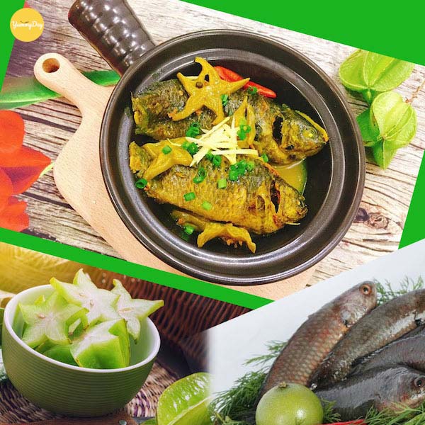 Món cá rô kho khế mang đậm hương vị truyền thống