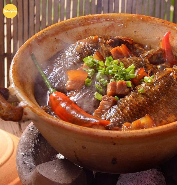Món cá rô kho tộ hấp dẫn
