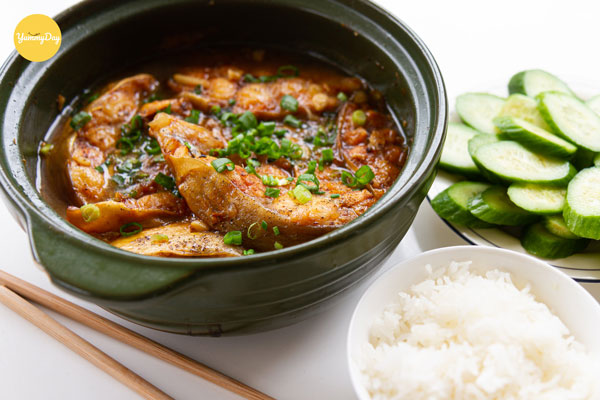 Món cá trê kho nghệ tươi siêu hấp dẫn