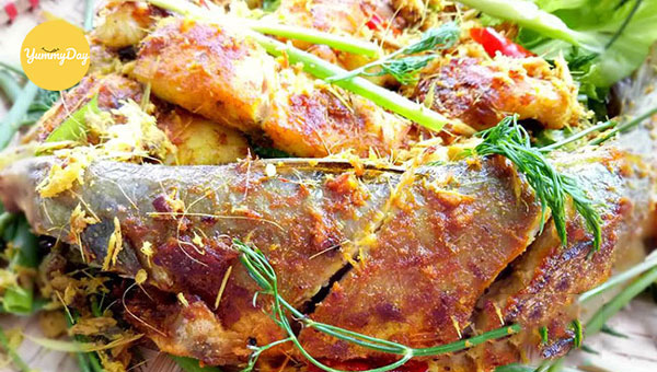 Cá trê nướng riềng mẻ ăn một lần là mê