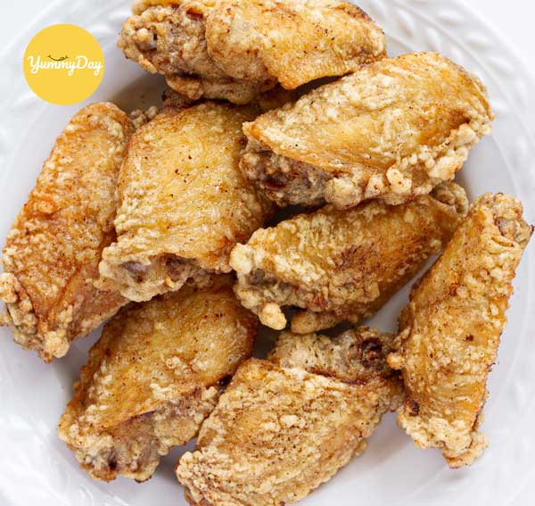 Thành phẩm cánh gà chiên giòn