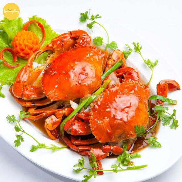 Những dĩa cua hấp bia thơm ngon 