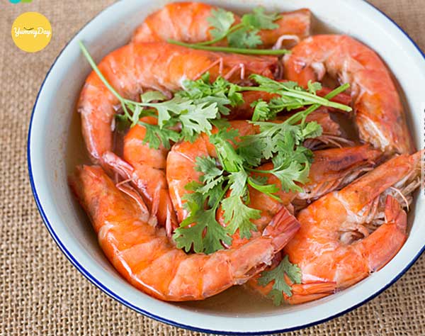 Không nên hấp tôm quá lâu sẽ làm mất đi các chất dinh dưỡng của tôm