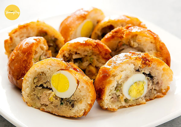 Cách làm bánh bao chiên