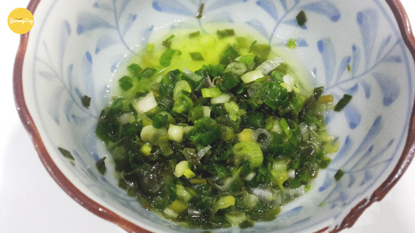 Nhớ làm mỡ hành cho món này nữa nhé