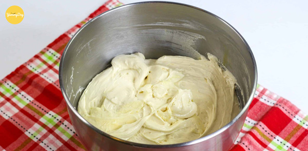 Hỗn hợp bột bánh đã sẵn sàng rồi đây
