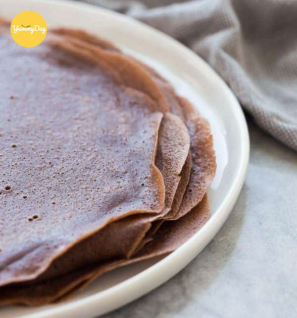 Những lớp bánh crepe mỏng thơm