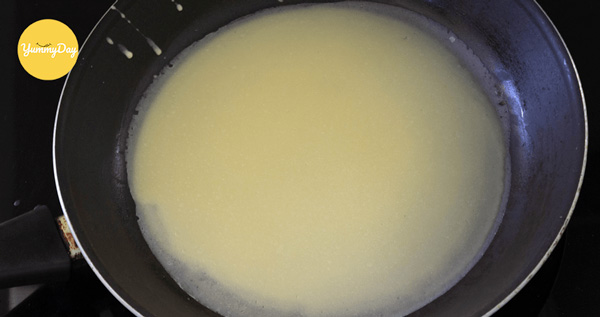 Nướng vỏ bánh crepe