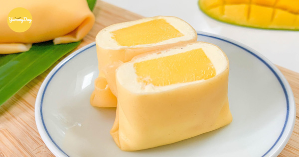 Bắt tay vào làm bánh crepe xoài