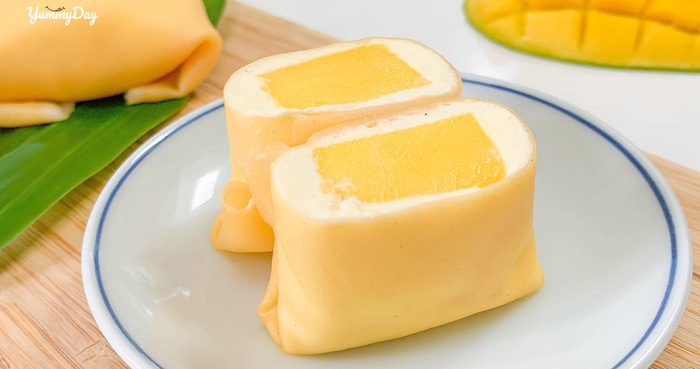 Cách làm bánh crepe xoài ngon ngất ngây khó ai cưỡng lại được