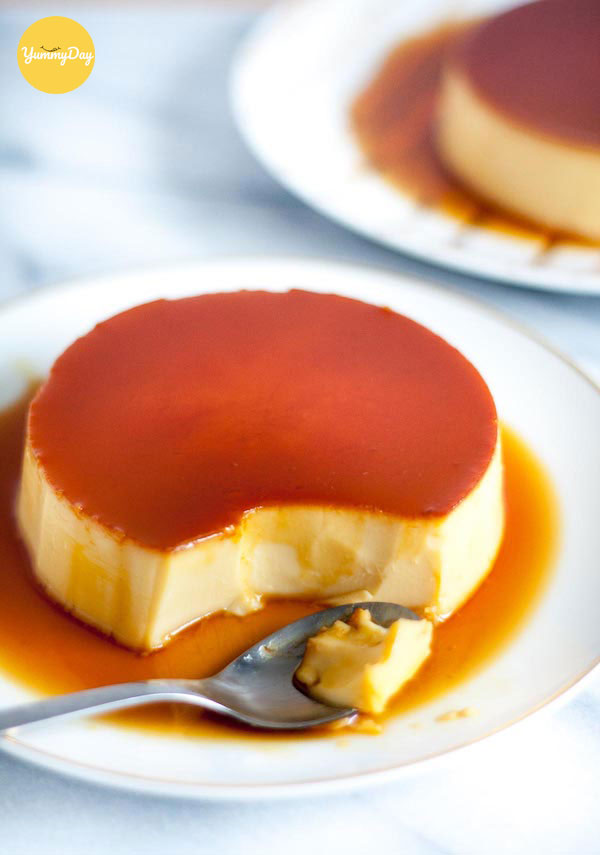Bánh flan bằng sữa đặc cũng rất ngon đấy nhé!