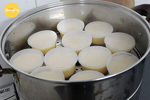 cách làm bánh flan cho bé ăn dặm