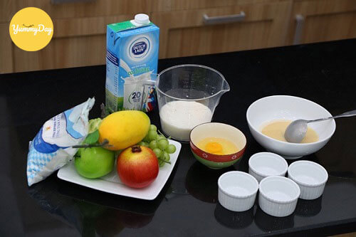 cách làm bánh flan cho bé bằng sữa công thức