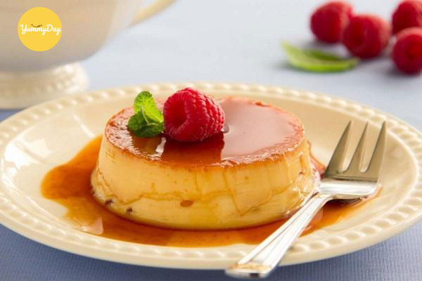cách làm bánh flan sữa tươi bằng lò vi sóng