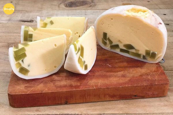 Thánh phẩm bánh flan trái dừa thạch lá dứa thơm ngon