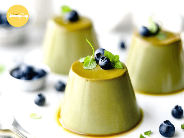 cách làm bánh flan trong trà sữa