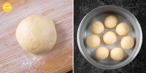 Nhào bột và tạo hình bánh