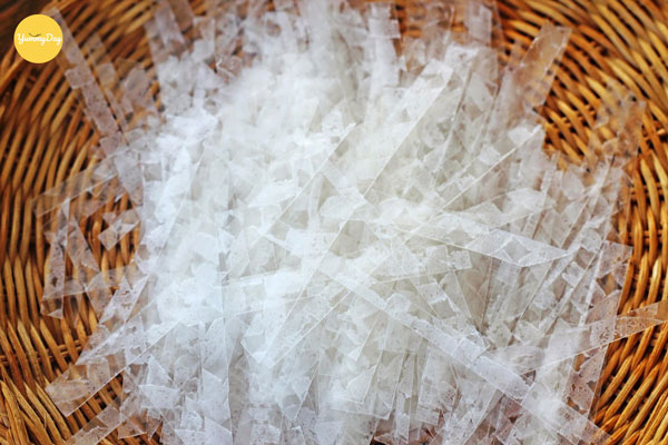 Bánh tráng thường dùng để trộn