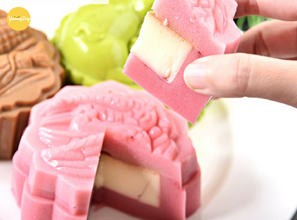 Thưởng thức bánh trung thu rau câu bánh flan ngon tuyệt