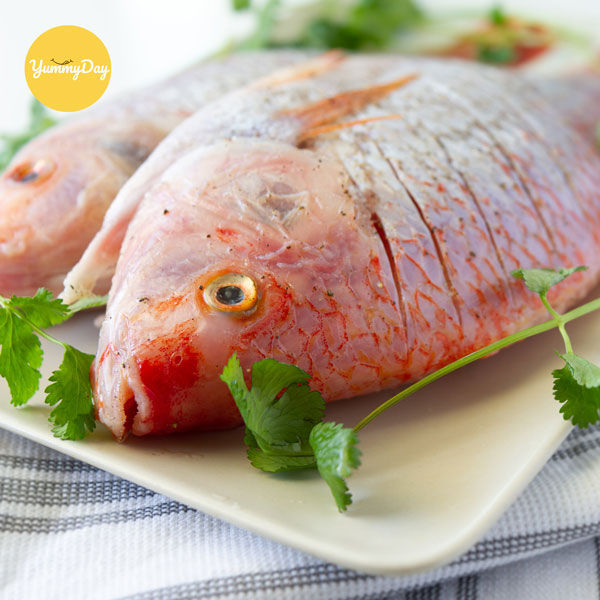 Làm sạch cá diêu hồng
