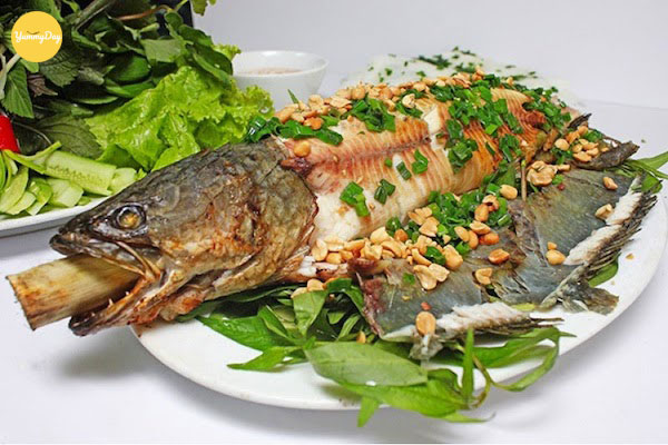 Món cá lóc nướng mỡ hành hấp dẫn