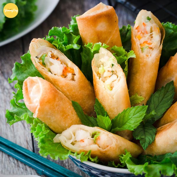 Chả giò hải sản thơm ngon giòn bất tận