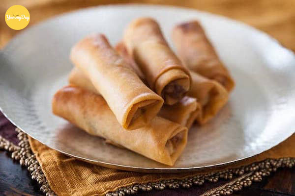 Chả giò khoai lang chay vô cùng đơn giản