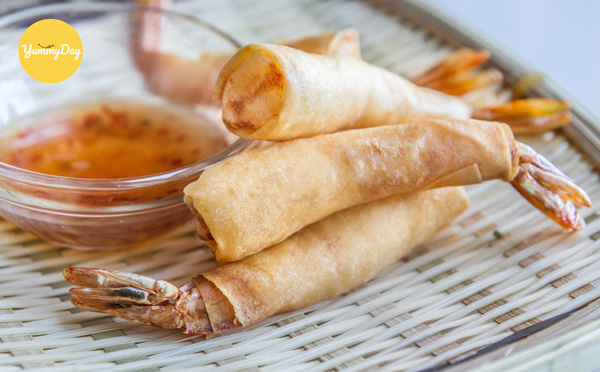 Cách làm chả giò tôm bắp không thể hấp dẫn hơn