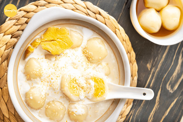Món chè trôi nước nhân đậu xanh ăn ngon nhức nách