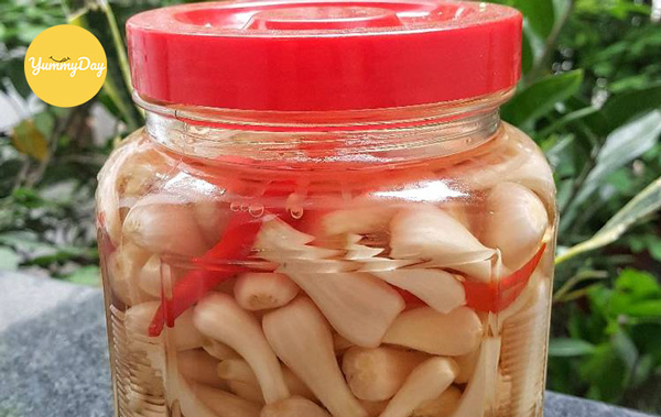 Bảo quản củ kiệu trong hũ thuỷ tinh