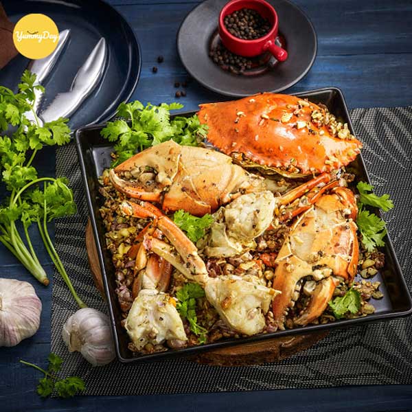 Cua rang muối tiêu thiệt hấp dẫn