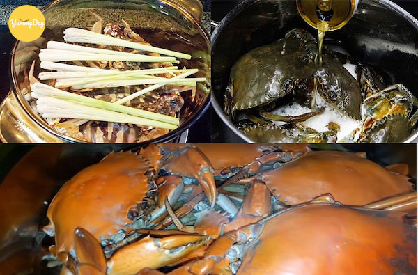 Nguyên liệu làm cua hấp bia