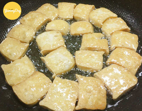 cách làm đậu hũ chiên sả ớt