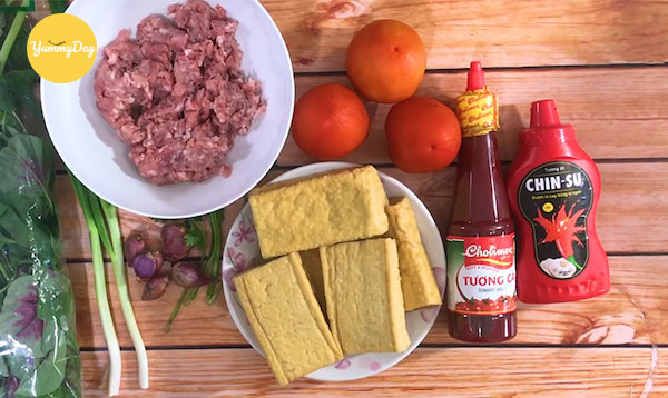 cách làm đậu hũ nhồi thịt sốt cà thơm ngon