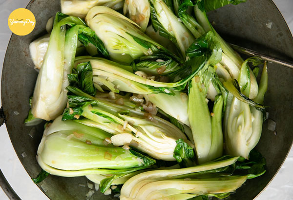 Sơ chế cải thìa