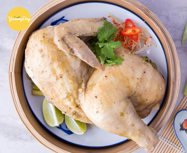 Cách làm gà hấp nước mắm nhĩ đơn giản, thơm ngon