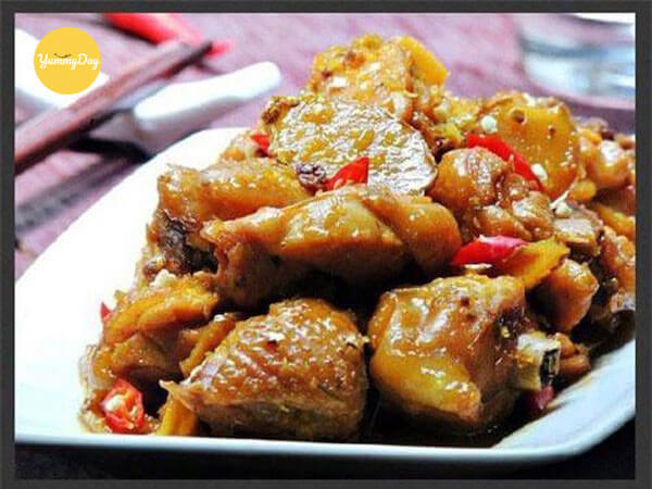 cách làm gà kho sả ớt ăn quên lối về