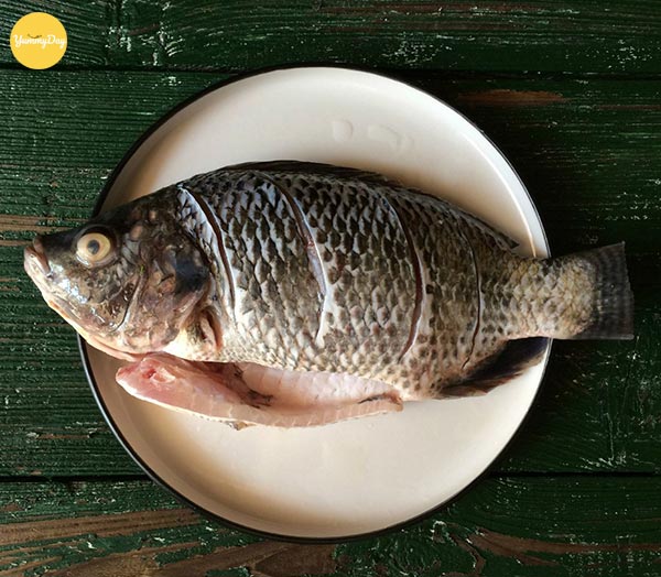 Làm sạch cá rô phi