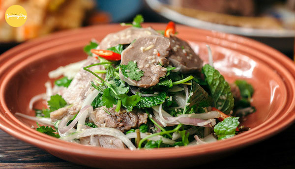 Gỏi lưỡi heo vô cùng hấp dẫn ăn hoài không ngán