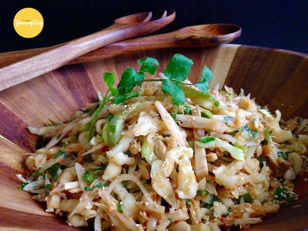 cách làm gỏi ngó sen thịt gà