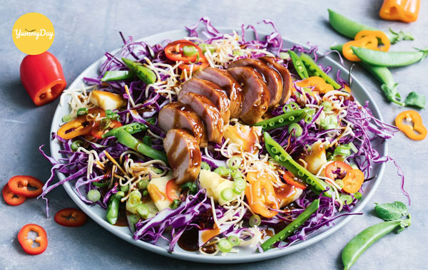 Gỏi thịt heo chiên giòn ngon