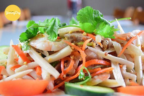 Cách làm gỏi ngó sen tôm thịt