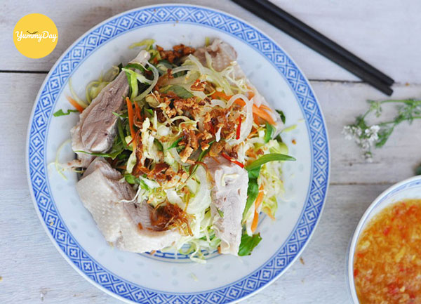Phi hành để tăng thêm hương vị cho món gỏi