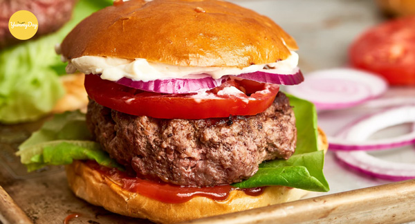 Dinh dưỡng chiếc bánh hamburger mang lại