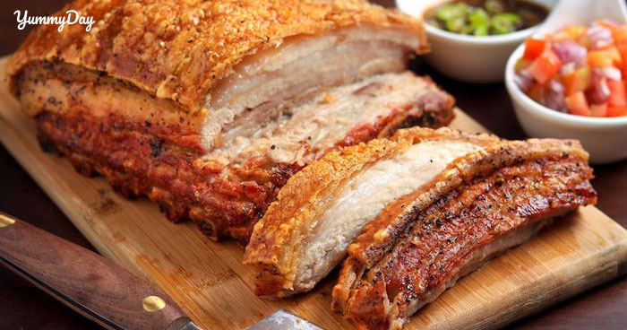 Cách làm heo quay bằng lò nướng giòn rụm như ngoài hàng